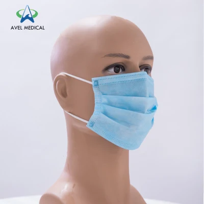 Gesichtsmaske, Einweg-Schutzmaske, Anti-Sprüh-Gesichtsmaske, Anti-Staub-Gesichtsmaske, hochwertiger 3-lagiger Masker-Ohrbügel